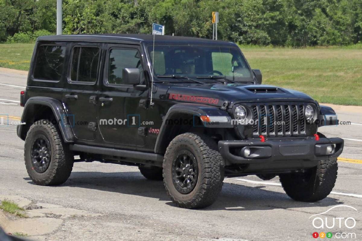 A V8-powered Jeep Wrangler Currently in Testing