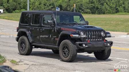 A V8-powered Jeep Wrangler Currently in Testing