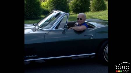A Different Vetting Process: Joe Biden shows off his ‘67 Chevy Corvette