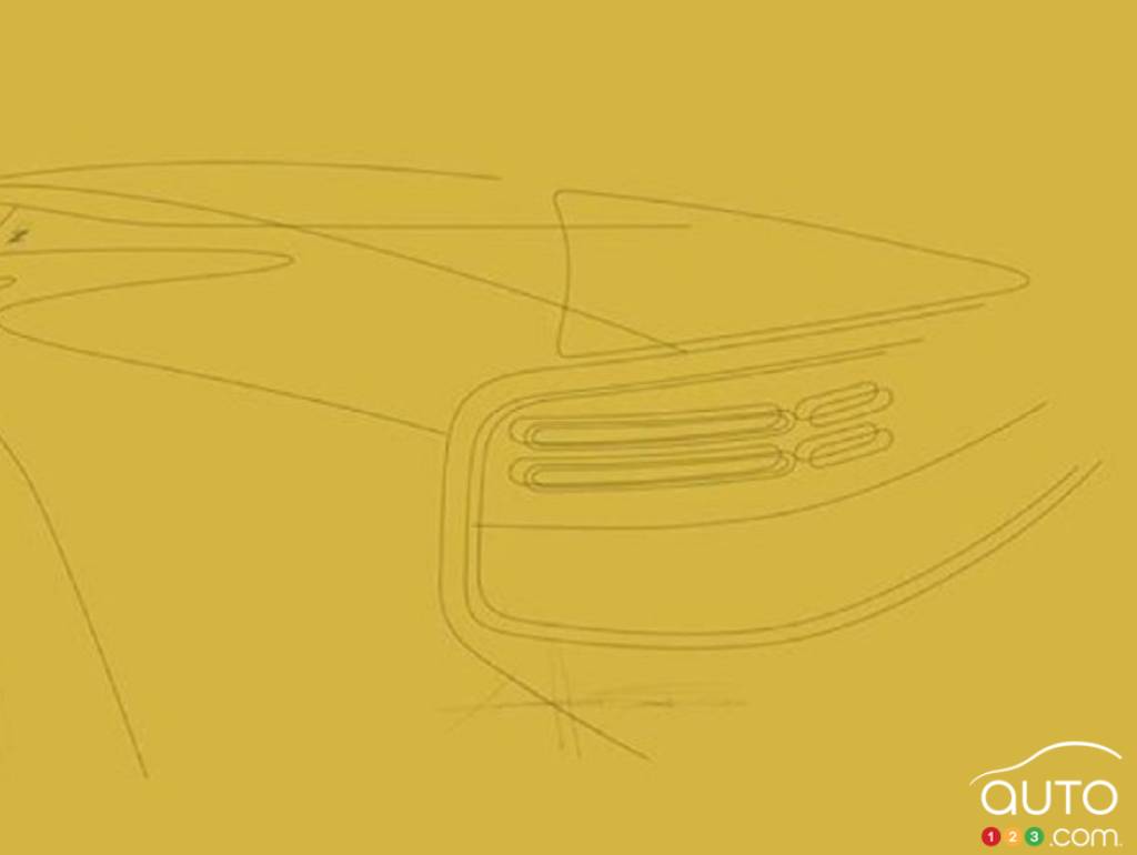 Sketch of the 2023 Nissan Z