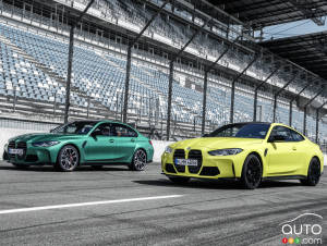 Here are the 2021 BMW M3 and M4