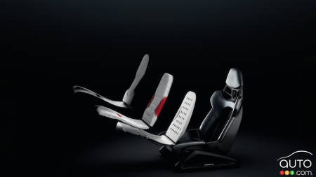 Porsche Presents a Seat Made in Part With a 3D Printer