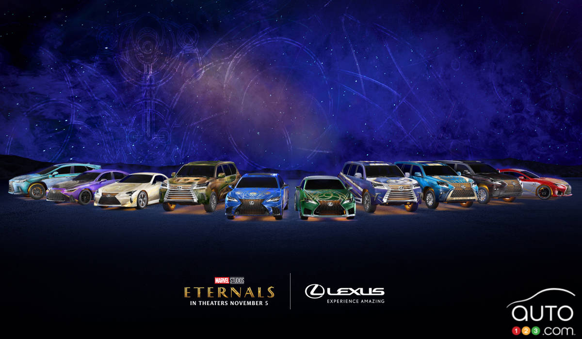 Lexus dévoile les concepts « Eternals » de Marvel