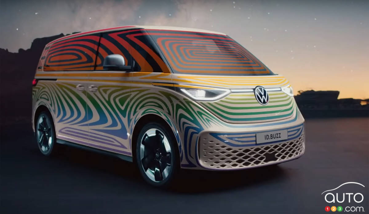 Volkswagen gives another glimpse of its future ID. Buzz