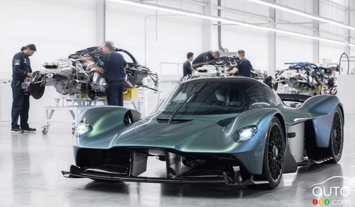Production of the Aston Martin Valkyrie Is Underway