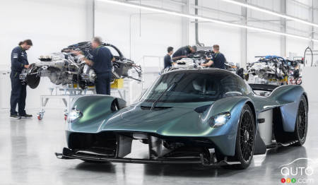 Production of the Aston Martin Valkyrie Is Underway
