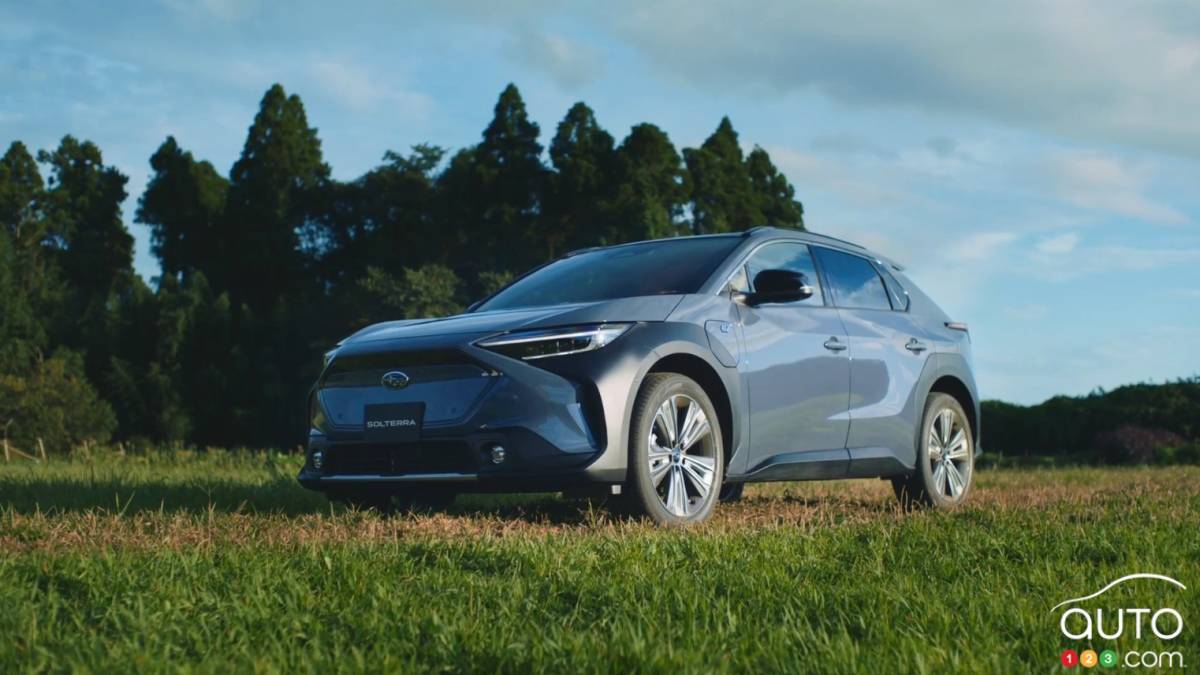 Subaru Introduces the Solterra, its First All-Electric Model