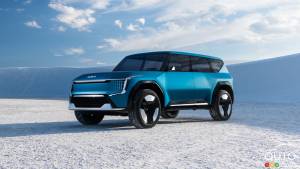 Los Angeles 2021 : Le Kia Concept EV9 montre son imposant visage
