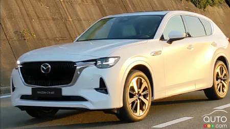 Un Mazda CX-60 a été aperçu au Japon