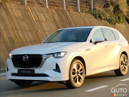 A Mazda CX-60 Is Spotted On-Road in Japan