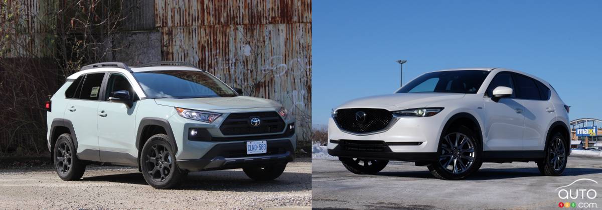 Comparaison : Mazda CX-5 2021 vs Toyota RAV4 2021