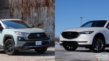 Comparaison : Mazda CX-5 2021 vs Toyota RAV4 2021
