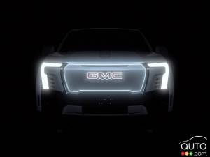 GMC Shares First Teaser Image of All-Electric Sierra Truck