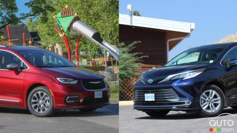 Comparison: 2021 Toyota Sienna vs 2021 Chrysler Pacifica Hybrid