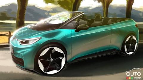 A Volkswagen ID.3 Convertible on the Drawing Board