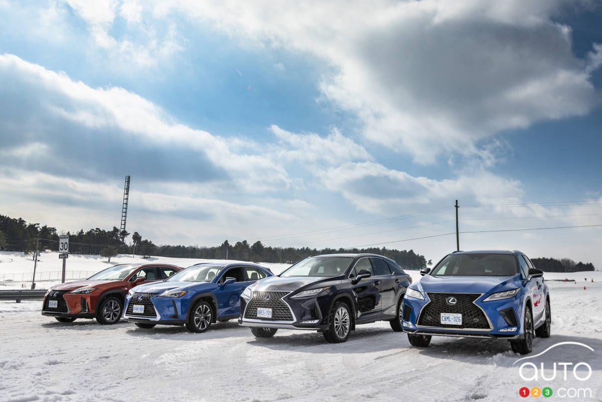 Conduite Lexus hivernale : journée de glace et journée de glisse