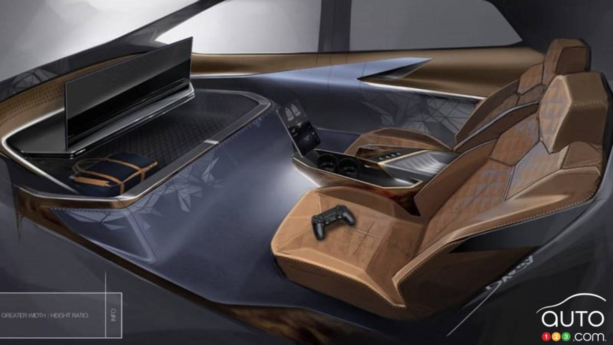 GM Shows a Vehicle Interior Conceived for Video Gaming