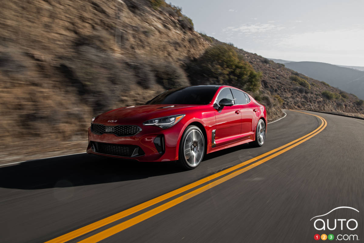 Kia présente une Stinger retouchée pour 2022