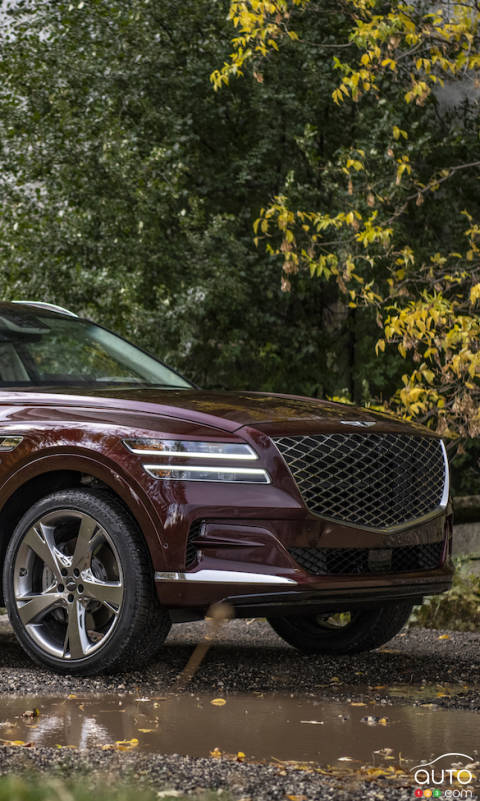 Genesis GV80 Gets Top Rating From IIHS in Collision Testing