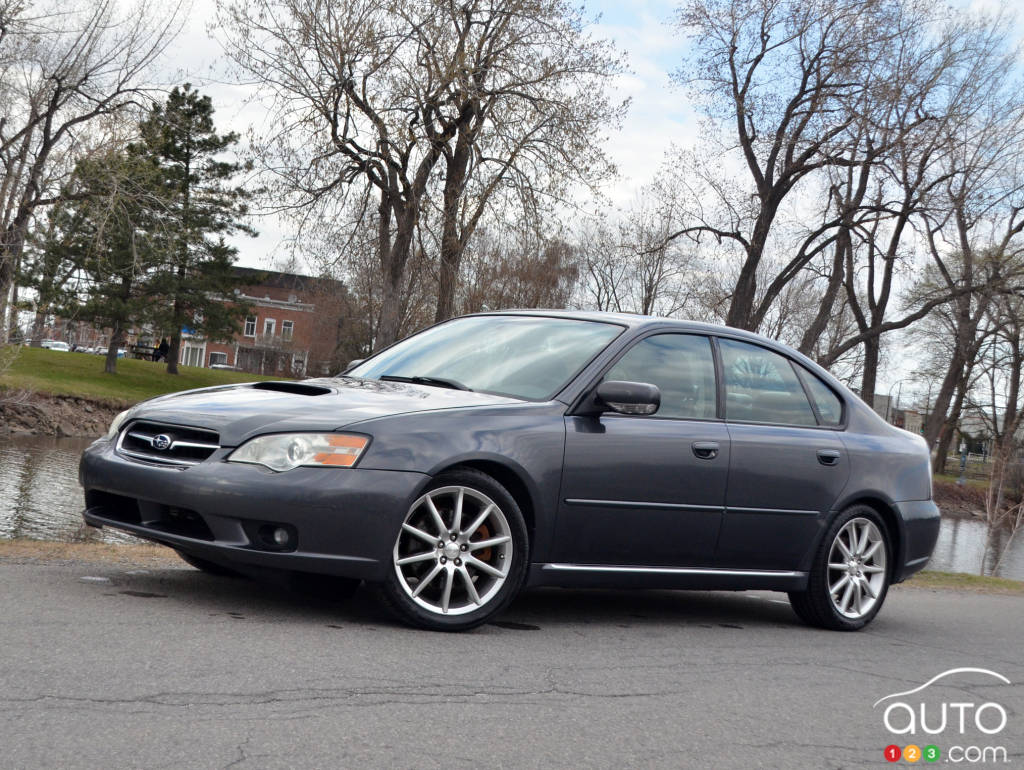 The 2007 Subaru Legacy GT Spec.B, fitted with Toyo Proxes Sport A/S tires