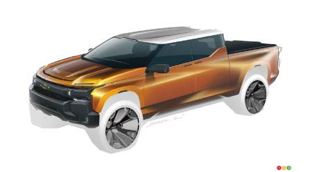 GM Renders its Own Future Electric Pickup