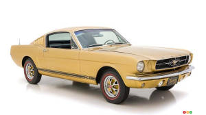Une Ford Mustang or qui devait servir dans Goldfinger est à vendre