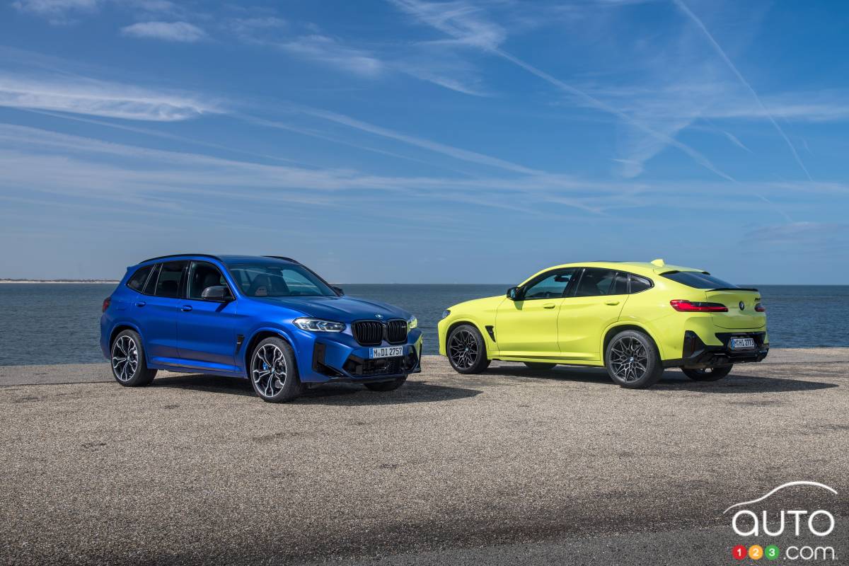 Les BMW X3 M et X4 M, ainsi que leurs variantes Competition, sont légèrement modifiés pour 2022