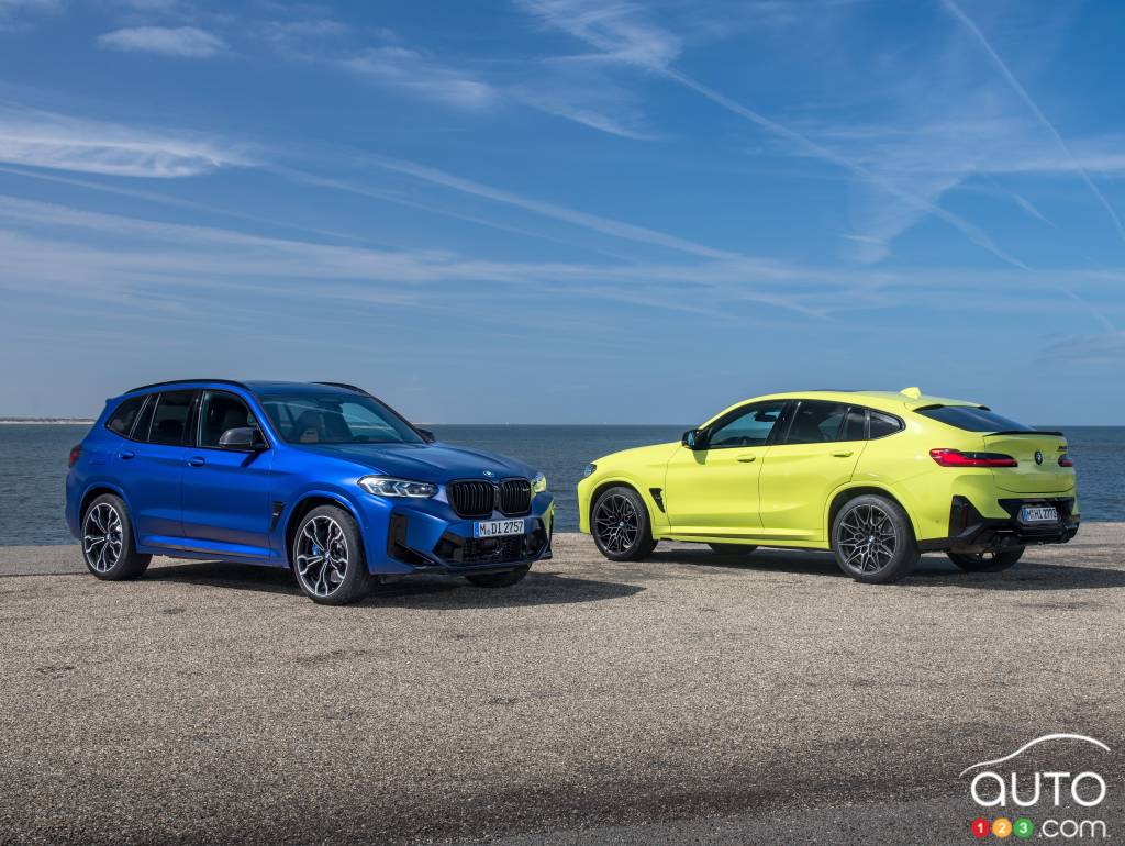 2022 BMW X3 M Competition and X4 M Competition