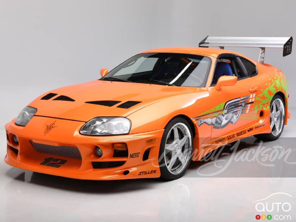 The 1994 Toyota Supra used in the movie The Fast and the Furious