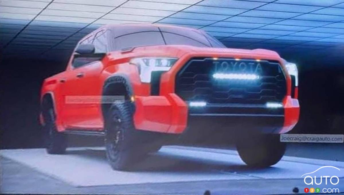 Des images du prochain Toyota Tundra coulent sur le Net