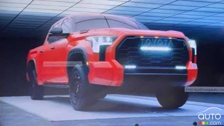 Des images du prochain Toyota Tundra coulent sur le Net