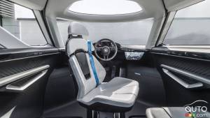 Porsche présente l’habitacle d’un futur véhicule à conduite autonome