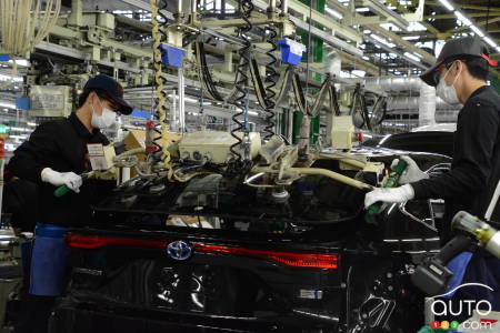 Réduction de 40 % de la production en septembre pour Toyota