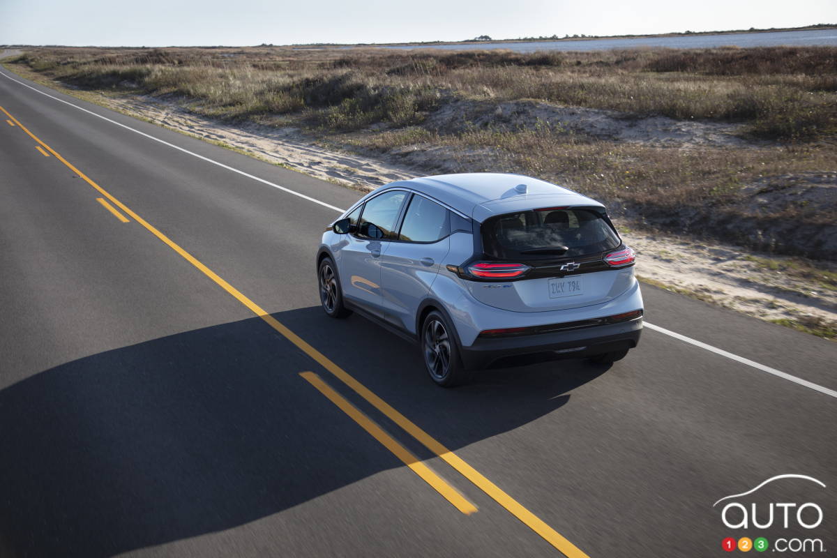 La production de la Chevrolet Bolt 2022 est sur pause