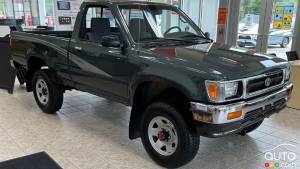Up for Auction: A 1993 Toyota Pickup with Only 135 km on It