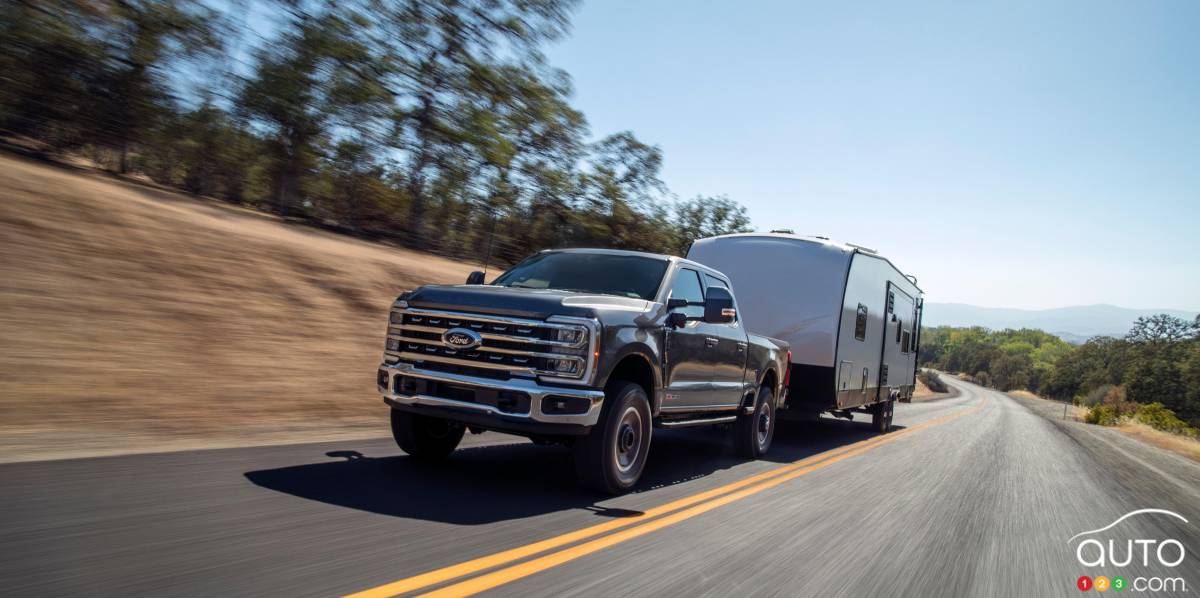 2023 Ford Super Duty: A Towing Capacity of up to 40,000 lb