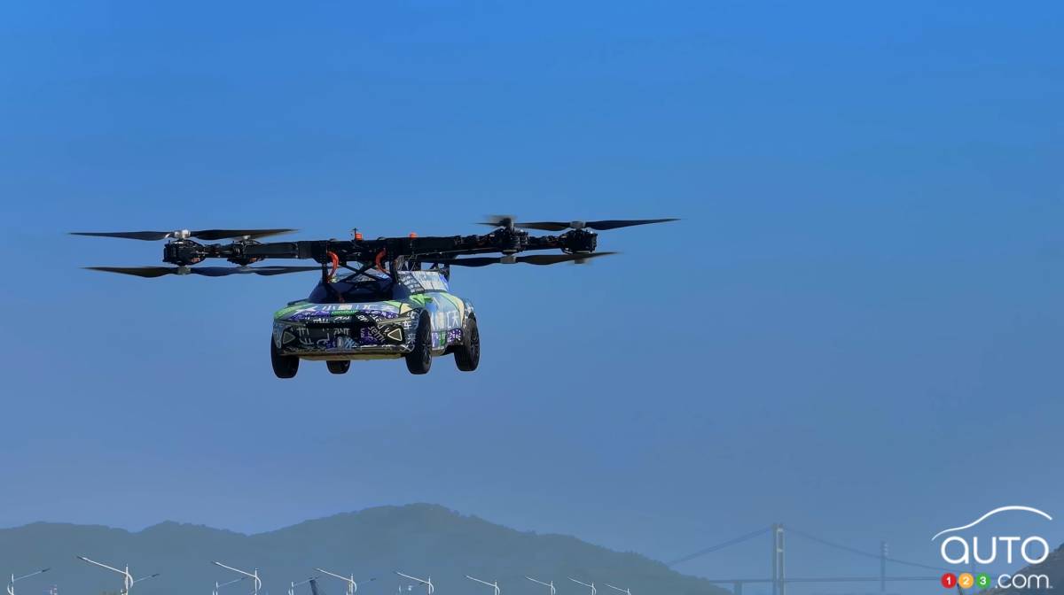 Premier test concluant pour la voiture volante de Xpeng AeroHT