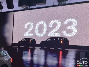 Volvo montre partiellement un nouveau modèle électrique prévu pour 2023
