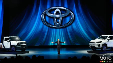 Toyota présente une camionnette électrique sous forme de concept