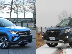 Comparaison : Volkswagen Taos 2022 vs Subaru Forester 2022