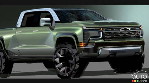 A Futuristic Design Idea for the Chevrolet Silverado