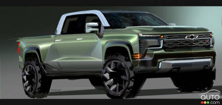 A Futuristic Design Idea for the Chevrolet Silverado