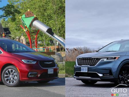Comparison: 2021 Chrysler Pacifica Hybrid vs 2022 Kia Carnival