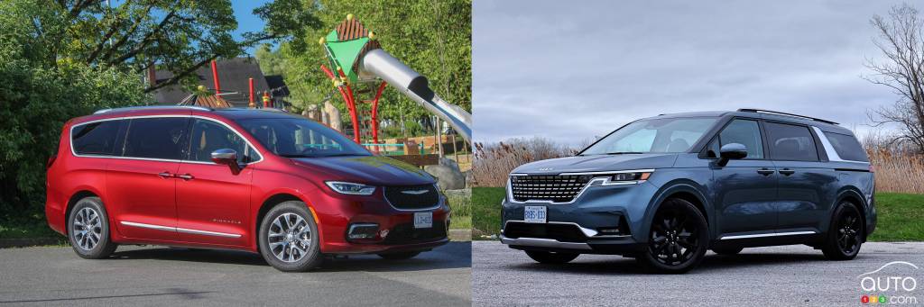 Comparison: 2021 Chrysler Pacifica Hybrid vs 2022 Kia Carnival