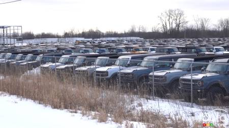 Des milliers de Ford Bronco attendent des pièces pour être livrés
