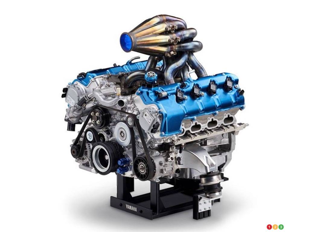 Toyota and Yamaha's hydrogen-powered V8 engine in development