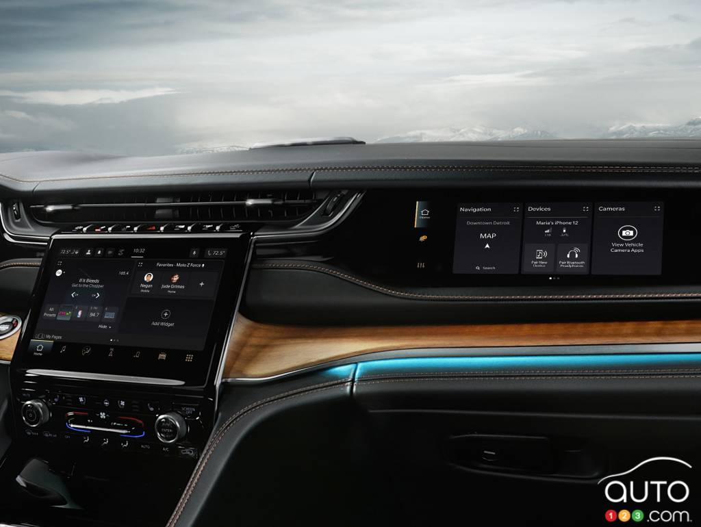 Le tableau bord du Jeep Grand Cherokee 2022