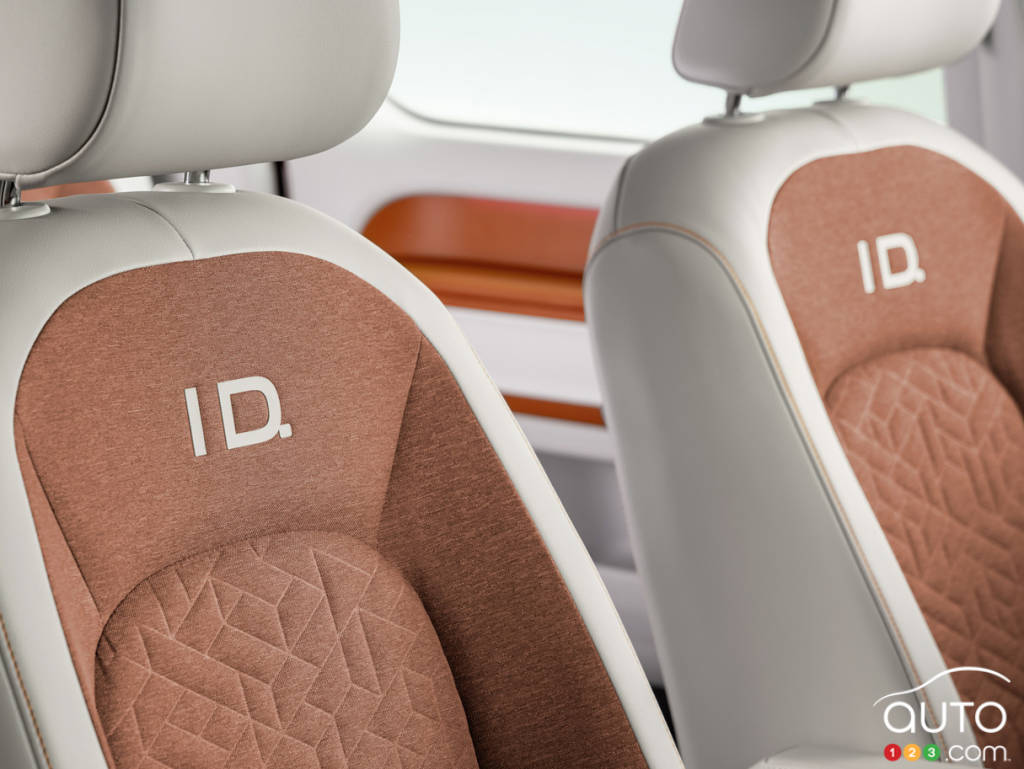 Habitacle du Volkswagen ID.Buzz de production.