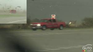 Le Chevrolet Silverado qui a survécu à une tornade