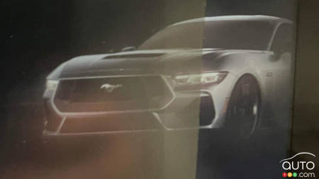 An image of the next Ford Mustang appears on Facebook